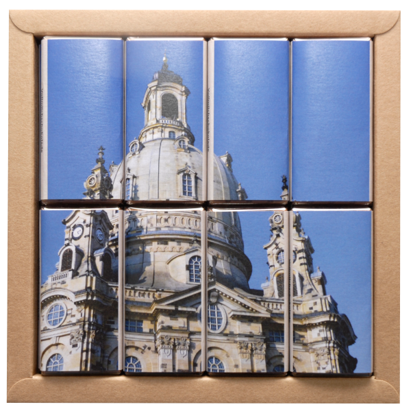 16er Schoko-Täfelchen Frauenkirche Dresden