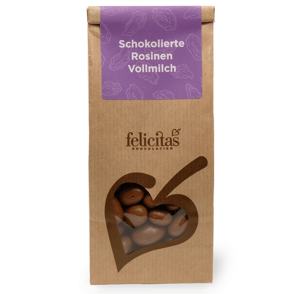 Schokolierte Rosinen Vollmilch 150g