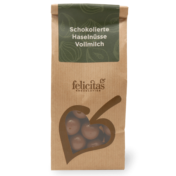 Schokolierte Haselnüsse 150g