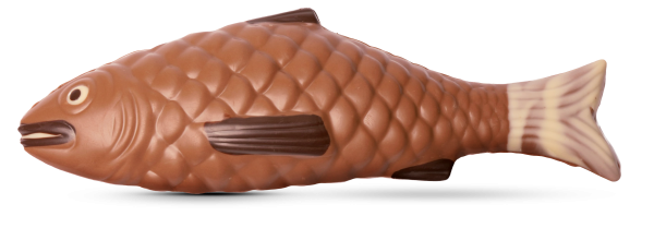 Forelle aus Schokolade
