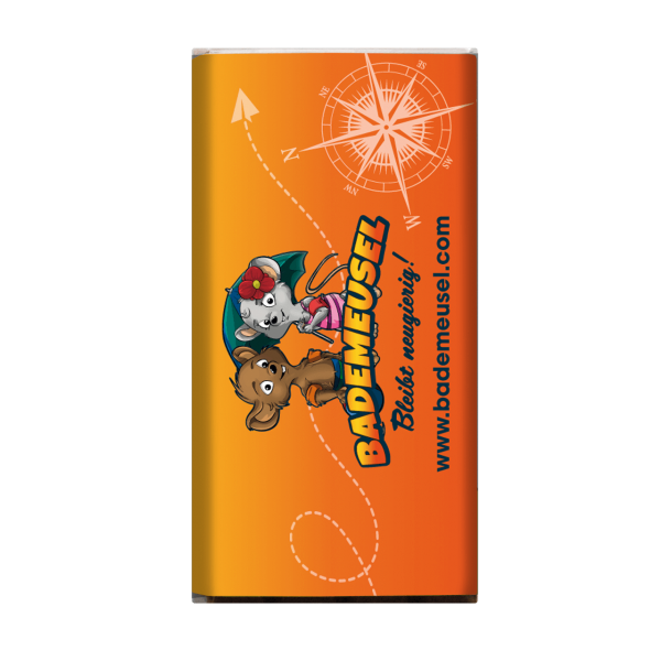 Schoko-Täfelchen Bademeusel
