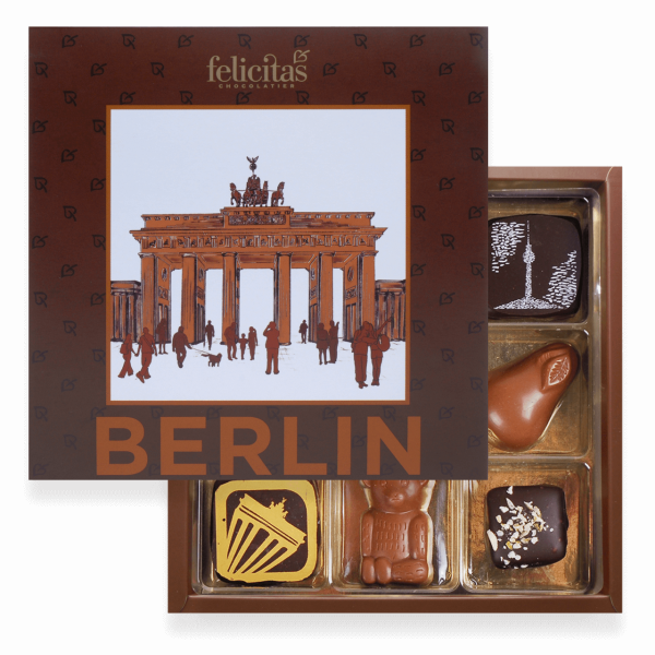 Pralinenquadrat Berlin Brandenburger Tor klein