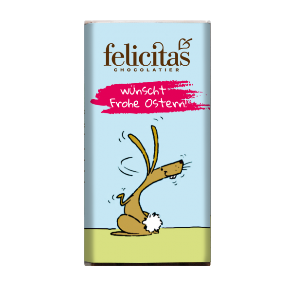Schoko-Täfelchen Frohe Ostern Hase