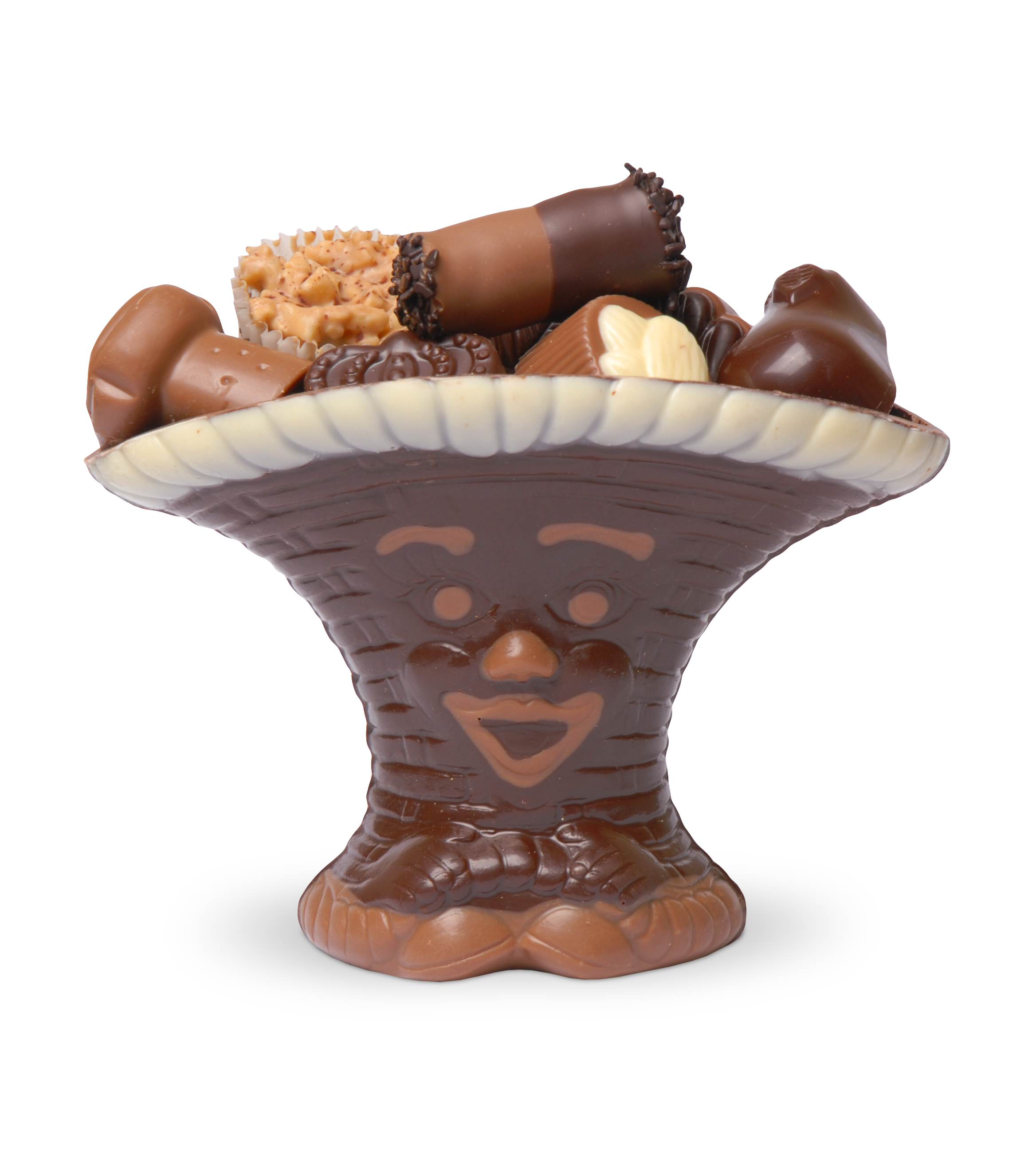 Schokoladenkörbchen mit Pralinen | Schokoladenshop Felicitas