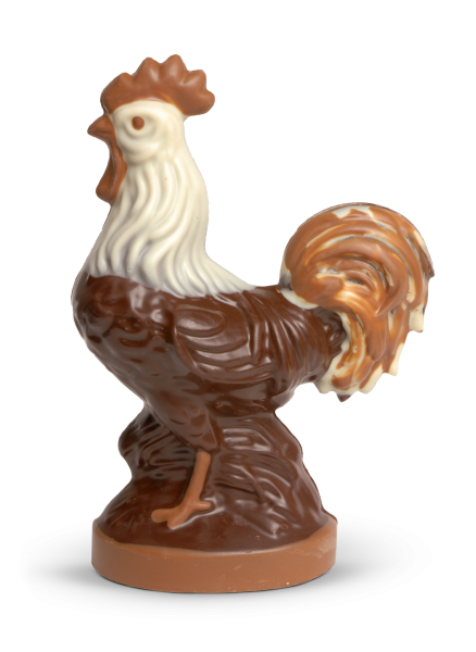 Hahn groß aus Schokolade