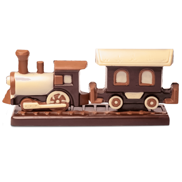 Eisenbahn aus Schokolade