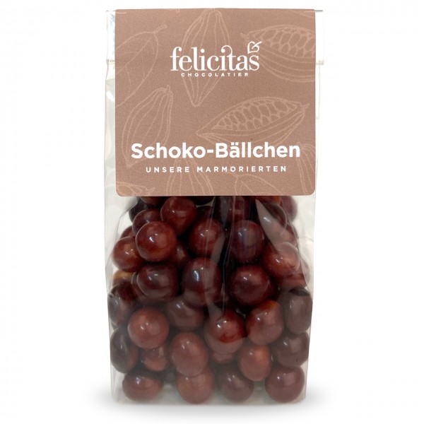 Schokobällchen marmoriert 100g