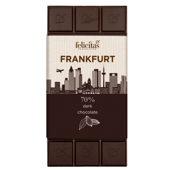 Tafelschokolade Extrabitter 70% Frankfurt 100g