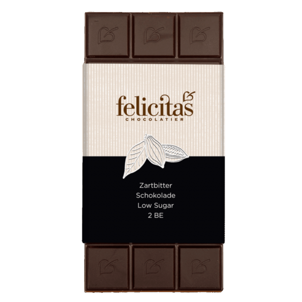 Tafelschokolade Zartbitter "Low sugar" 100g