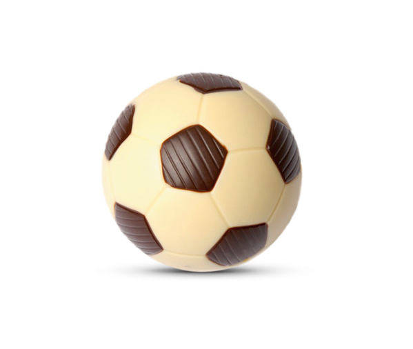 Fußball klein aus Schokolade