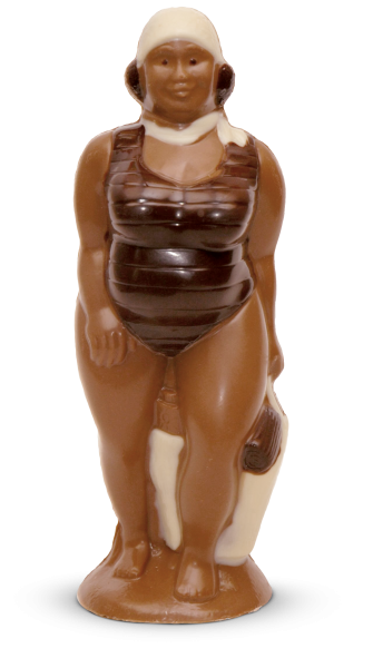 Bade-Berta aus Schokolade