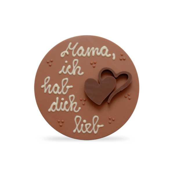 Schoko-Orden Muttertag "Ich hab dich lieb"