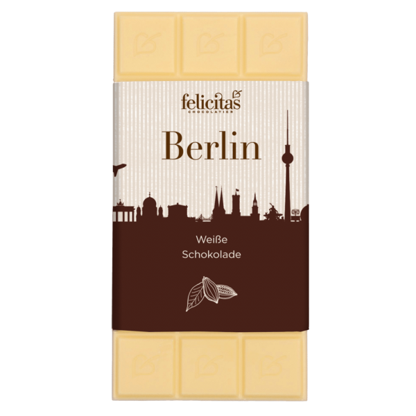 Tafelschokolade weiß Berlin 100g