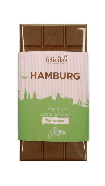 Tafelschokolade Vegan mit Reissirup Hamburg 100g