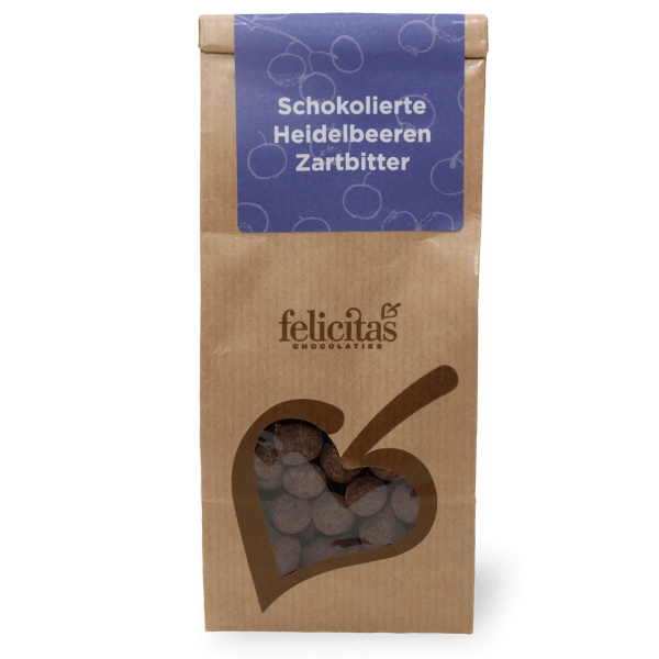 Schokolierte Heidelbeeren 150g