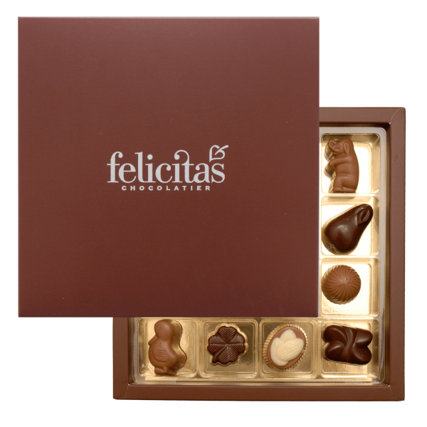 16er Pralinenquadrat (FH) mit gemischten Pralinen