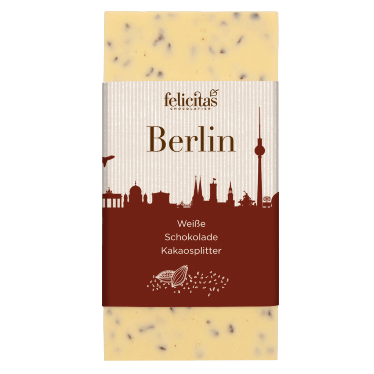 Tafelschokolade mit Kakaosplittern | Schokoladenshop Felicitas