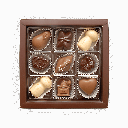 Pralinenquadrat mit gemischten Pralinen klein #1