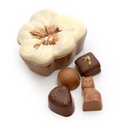 Bonboniere Stiefmütterchen gefüllt mit alkoholfreien Pralinen #1