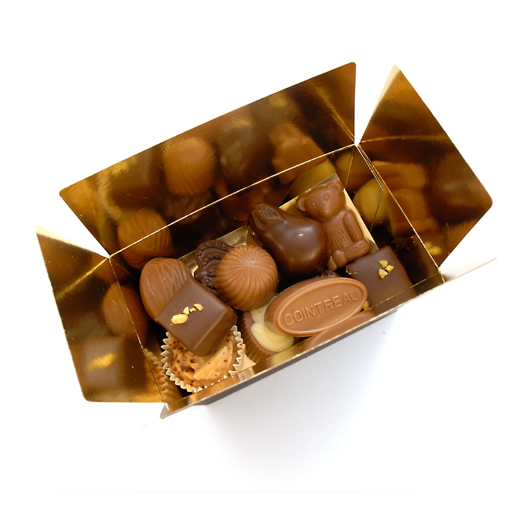 Ballotin gefüllt mit Pralinen 250g #1
