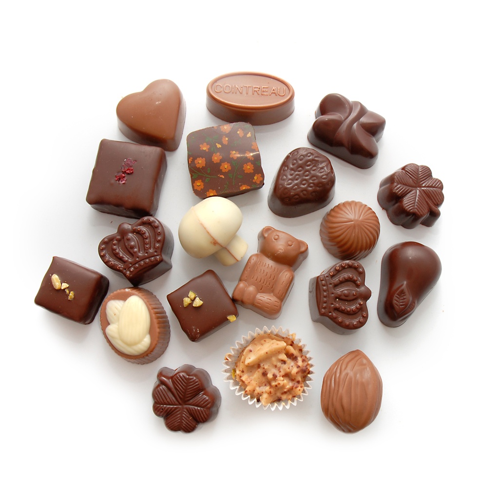 Ballotin gefüllt mit Pralinen 250g #2
