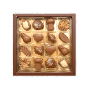 Pralinenquadrat mit Vollmilchpralinen groß #1