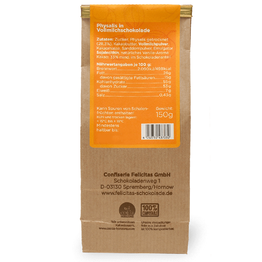 Schokolierte Physalis 150g #1