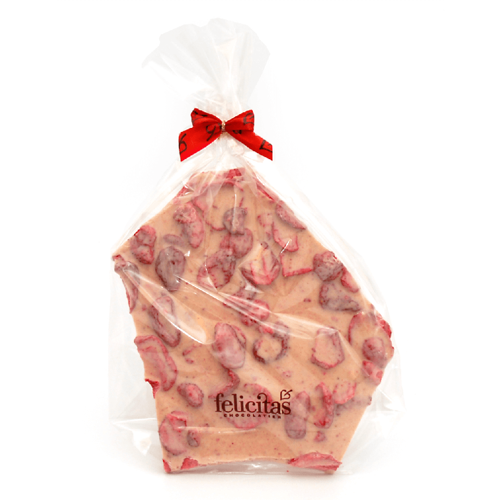 Bruchschokolade weiß Erdbeer #1