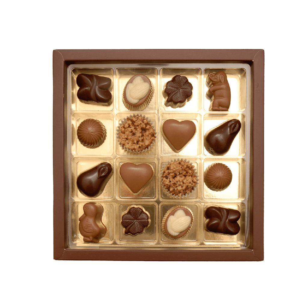 16er Pralinenquadrat (FH) mit gemischten Pralinen #1