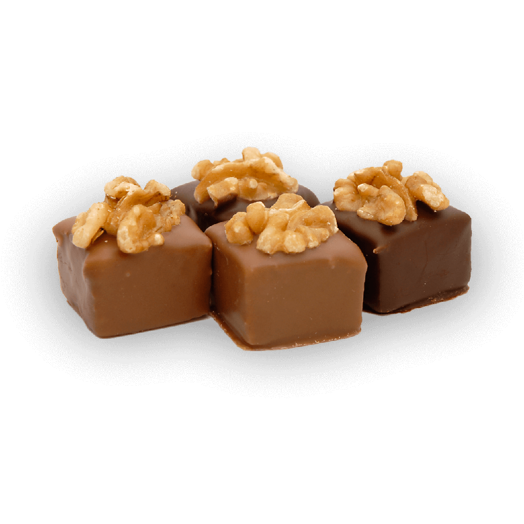 Marzipan Würfel mit halber Walnuss 100g #1