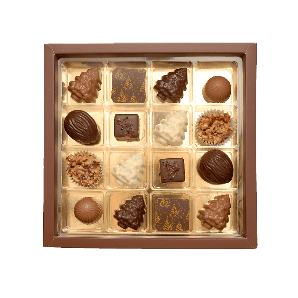 Pralinenquadrat Frohe Weihnachten #1