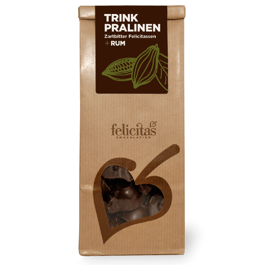 Felicitassen Trinkpralinen Zartbitter/Rum
