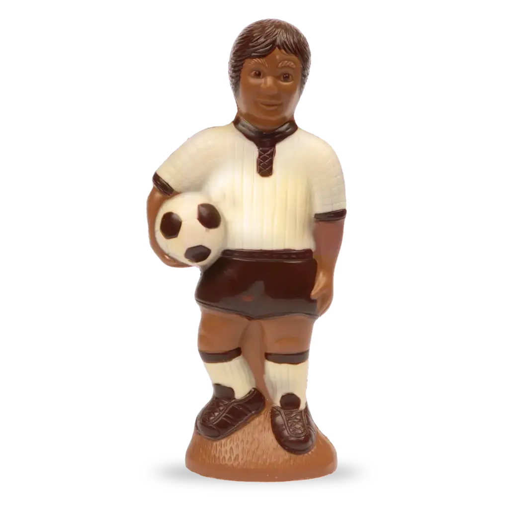 Fußballspieler aus Schokolade