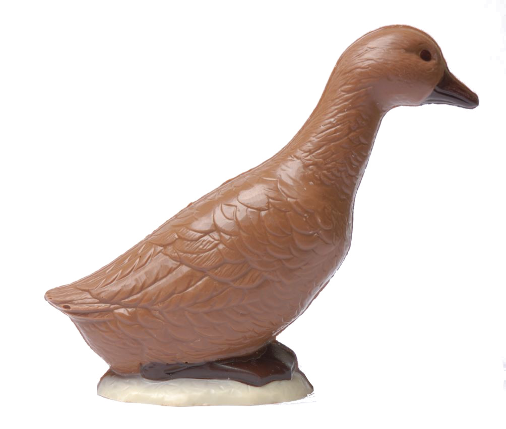 Gans aus Schokolade