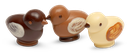Spatz aus Schokolade