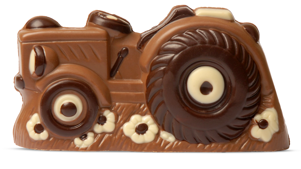 Traktor aus Schokolade