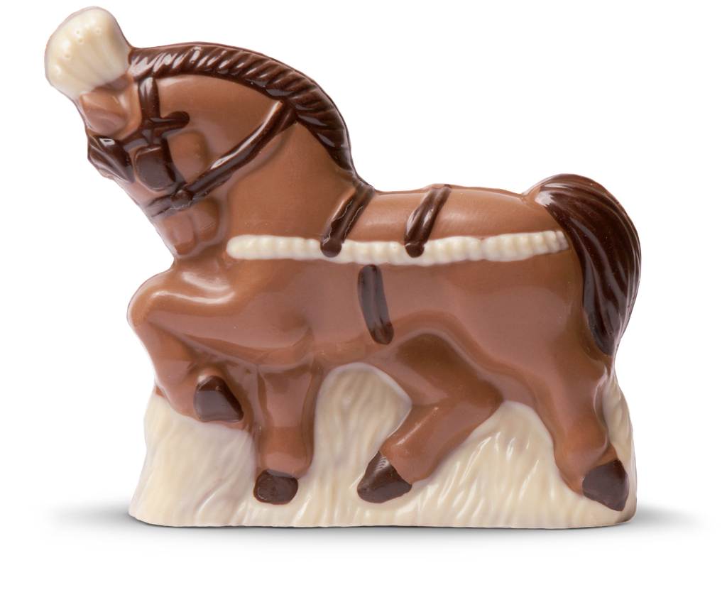 Pferd groß aus Schokolade