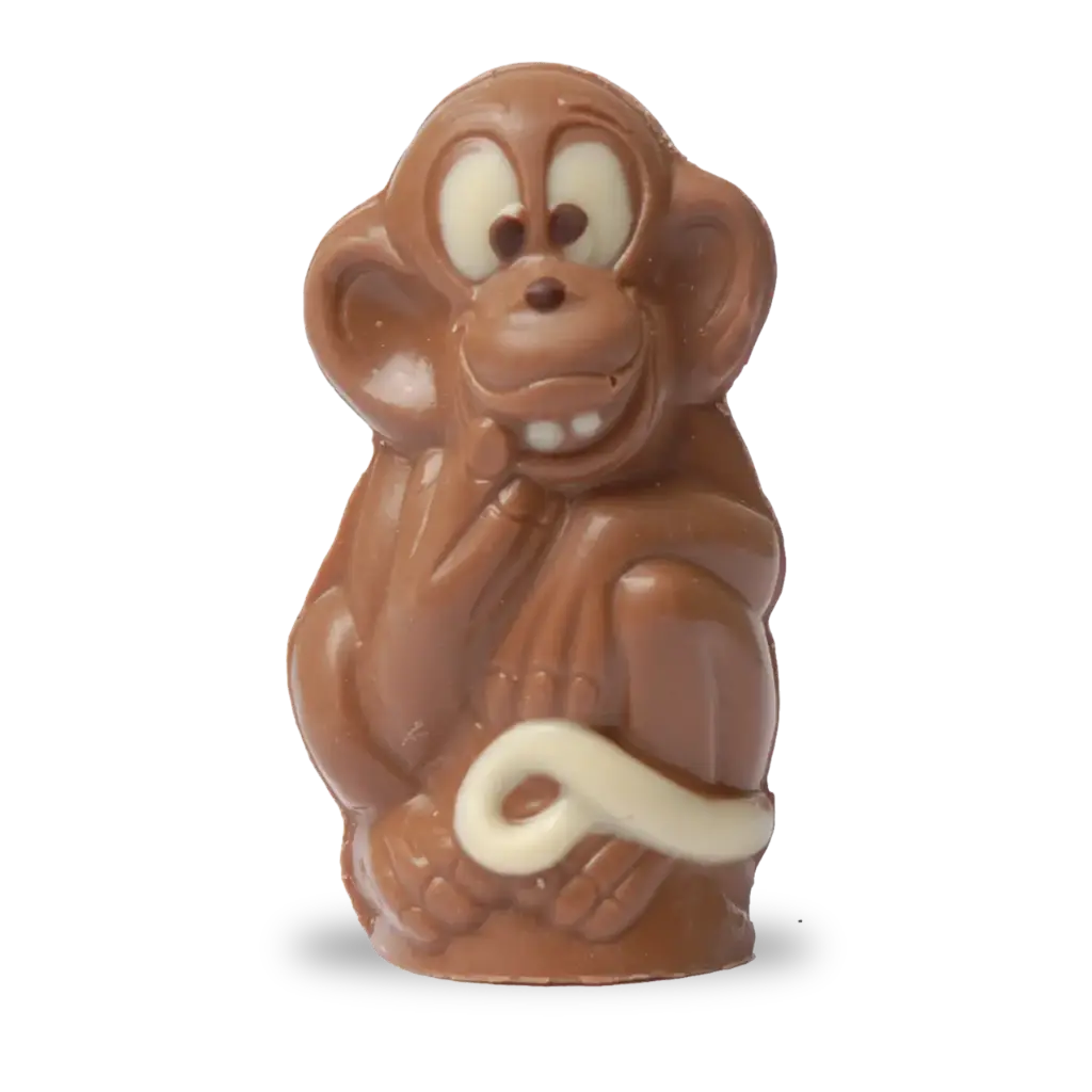 Affe aus Schokolade