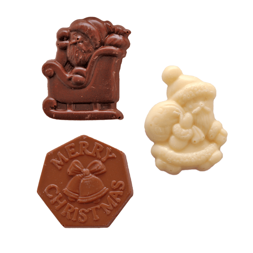 Weihnachtsplättchen gemischt 100g