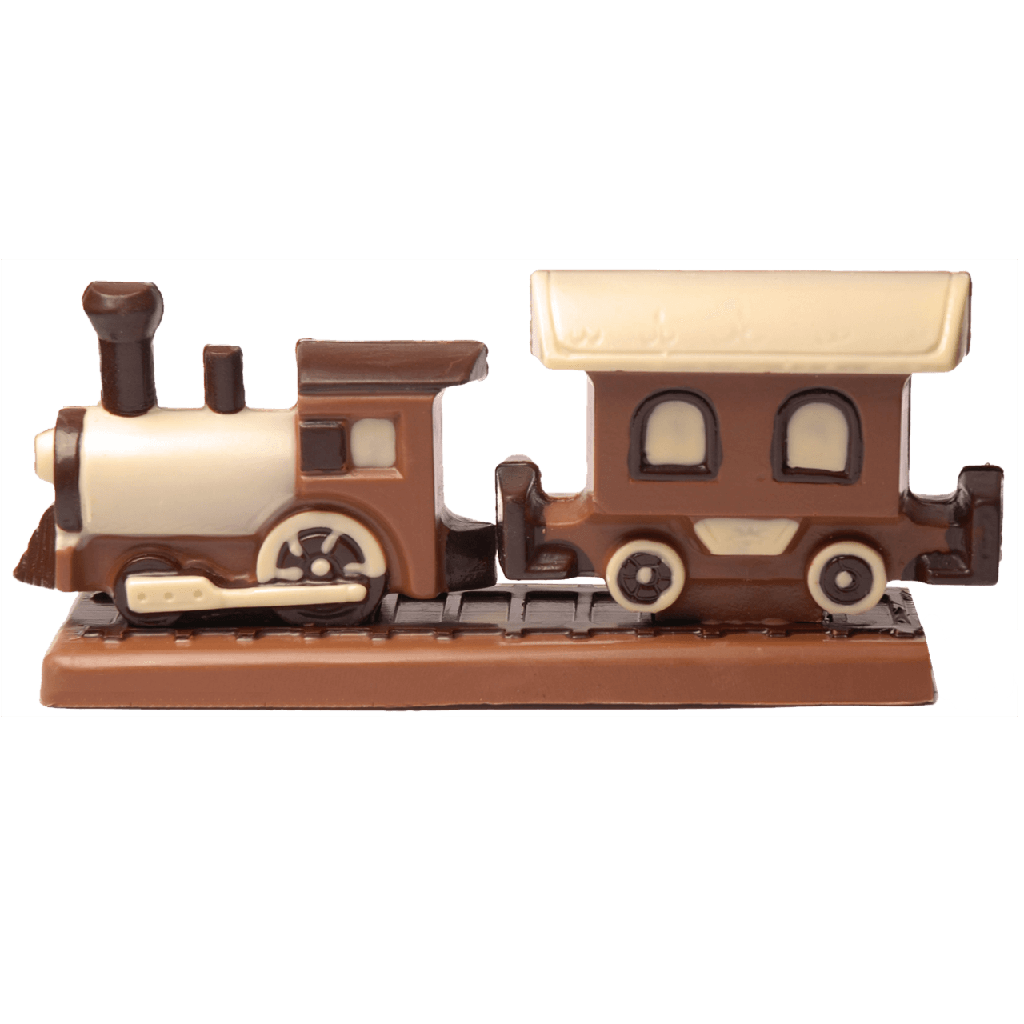 Eisenbahn aus Schokolade