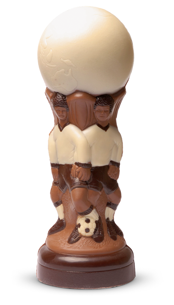 Fußball-Pokal aus Schokolade