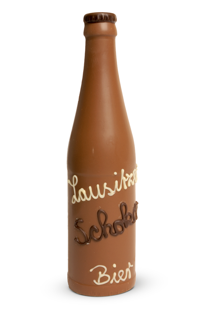Bierflasche aus Schokolade