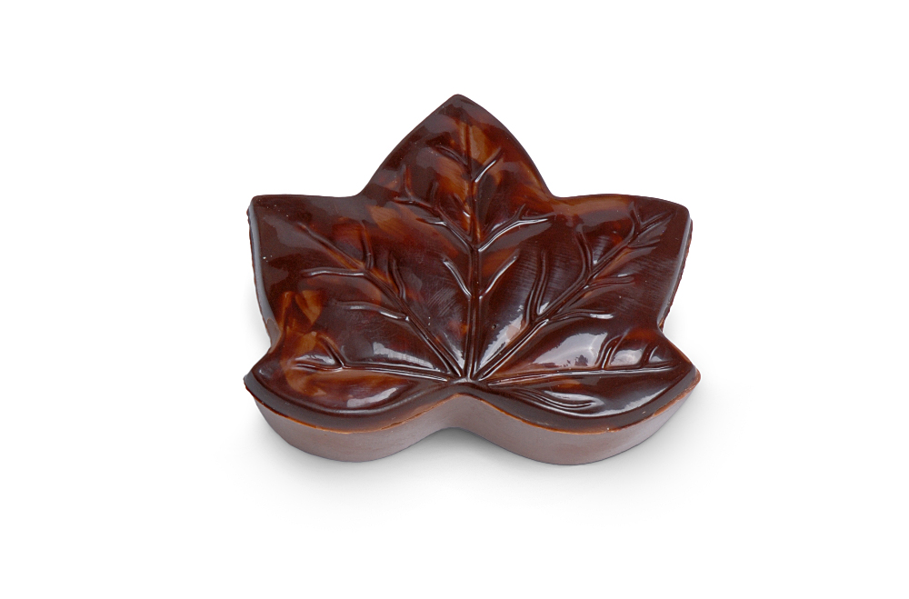Bonboniere Blatt mit alkoholfreien Pralinen