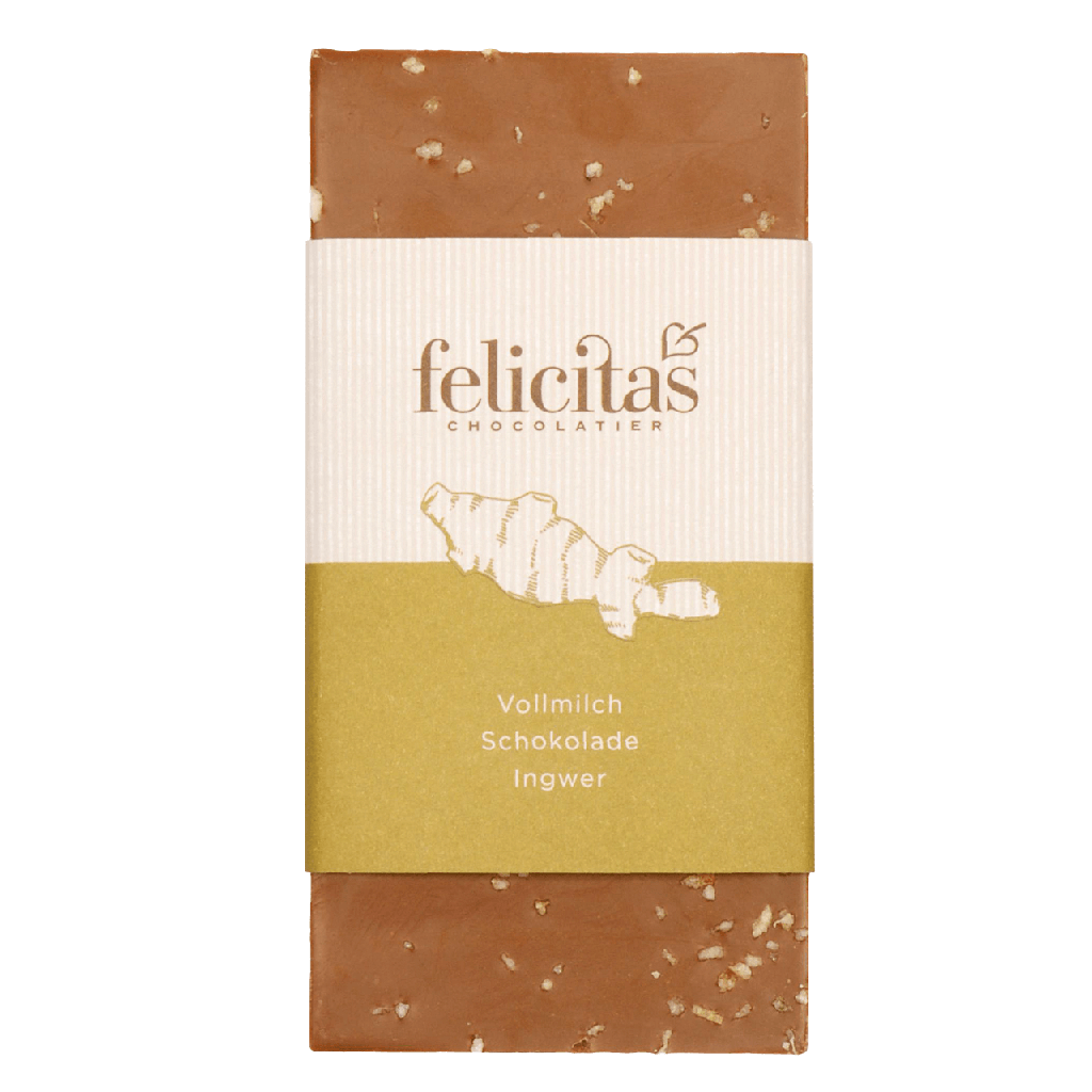 Tafelschokolade mit Ingwer 100g