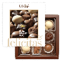 Pralinenquadrat mit alkoholfreien Pralinen klein