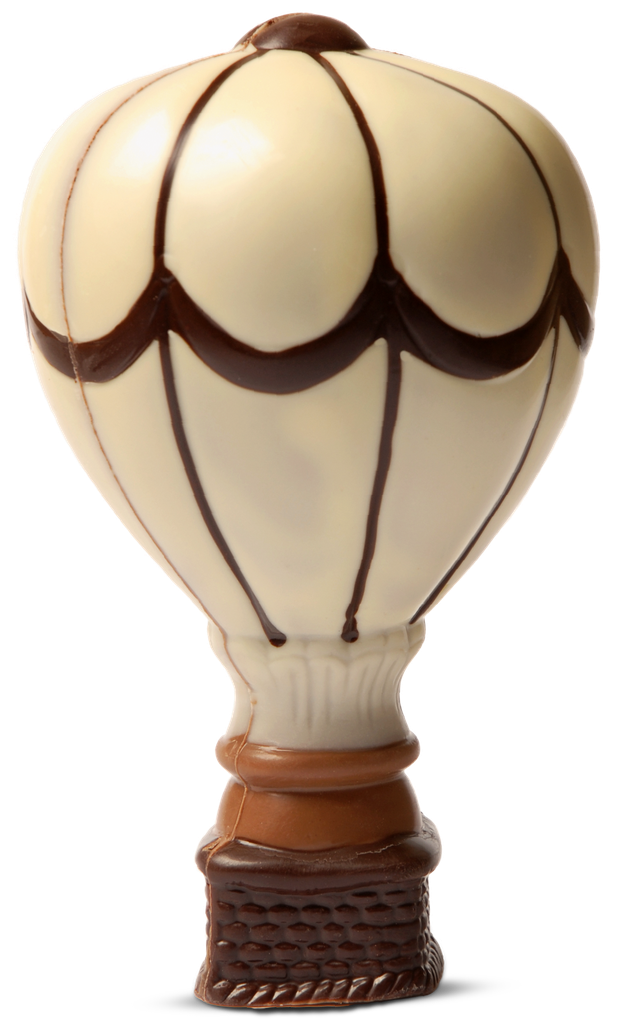 Heißluftballon aus Schokolade