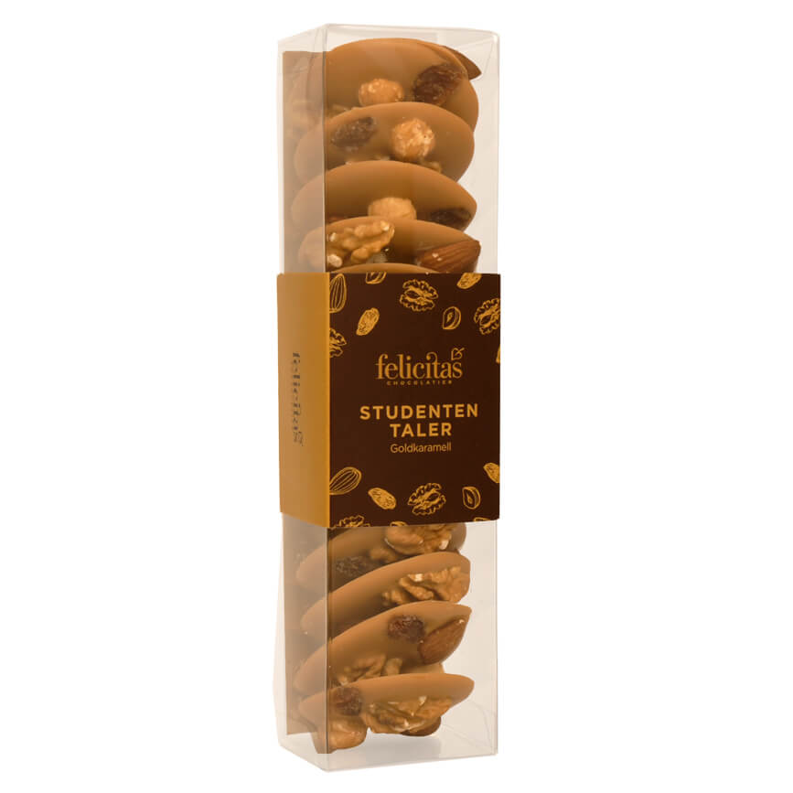 Studententaler Karamell in Box 140g