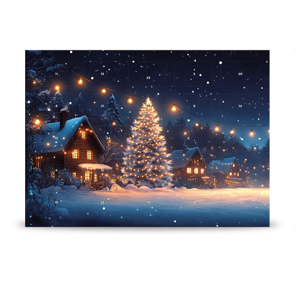 Adventskalender mit Pralinen