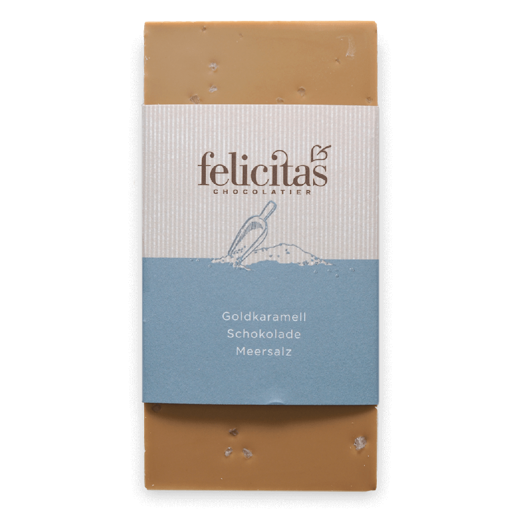 Tafelschokolade Goldkaramell Meersalz 100g