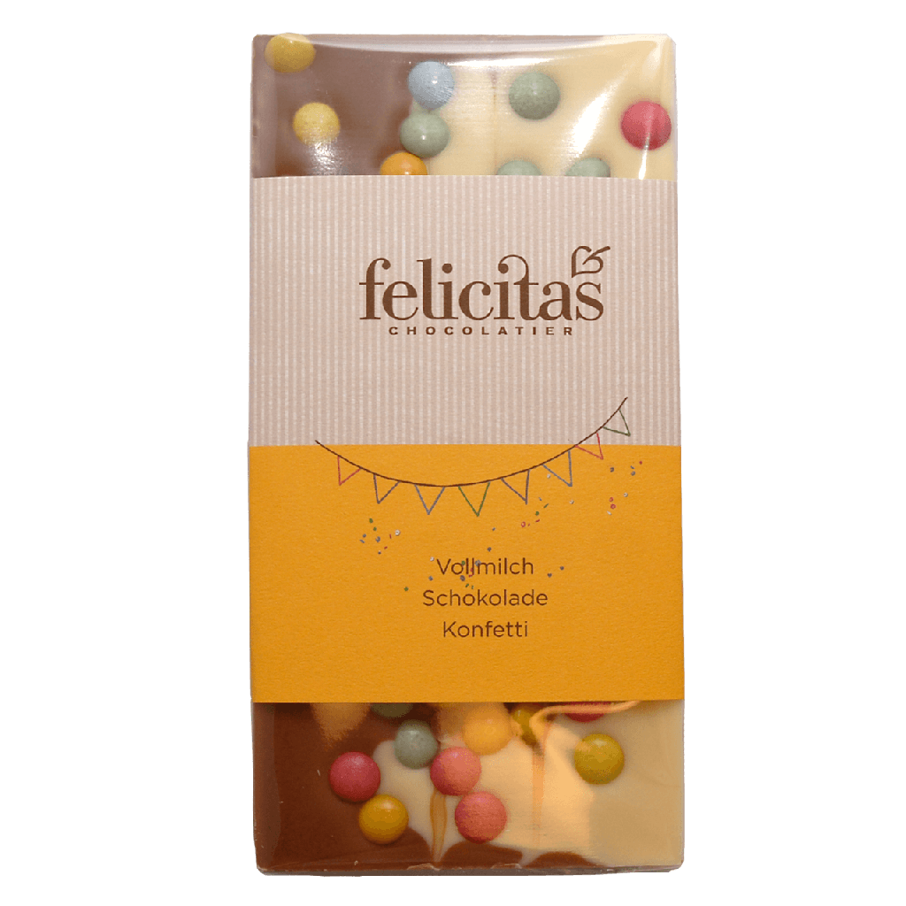 Tafelschokolade Konfetti 100g